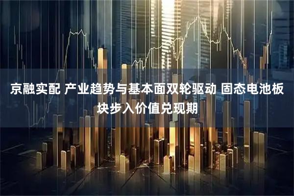 京融实配 产业趋势与基本面双轮驱动 固态电池板块步入价值兑现期